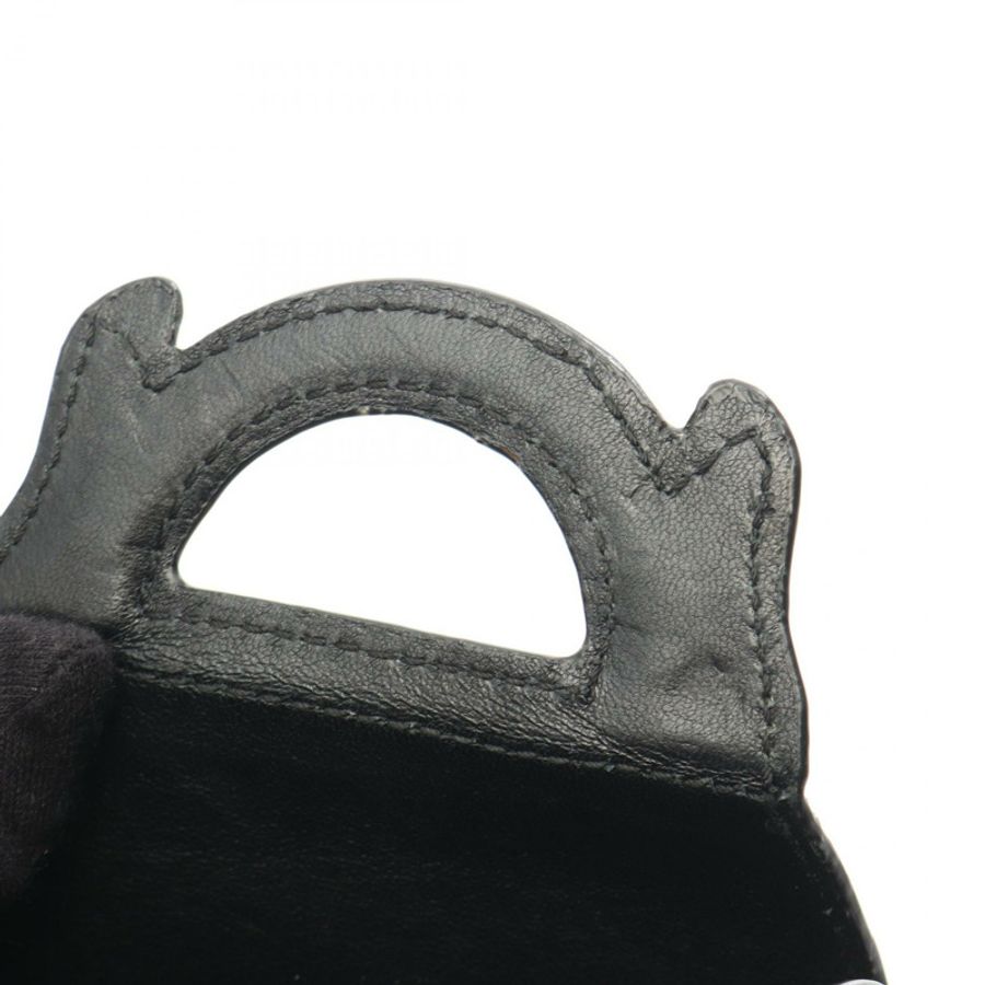 BALENCIAGA Box 單肩斜背包 643853 皮革 黑色 金色 二手 女士-4