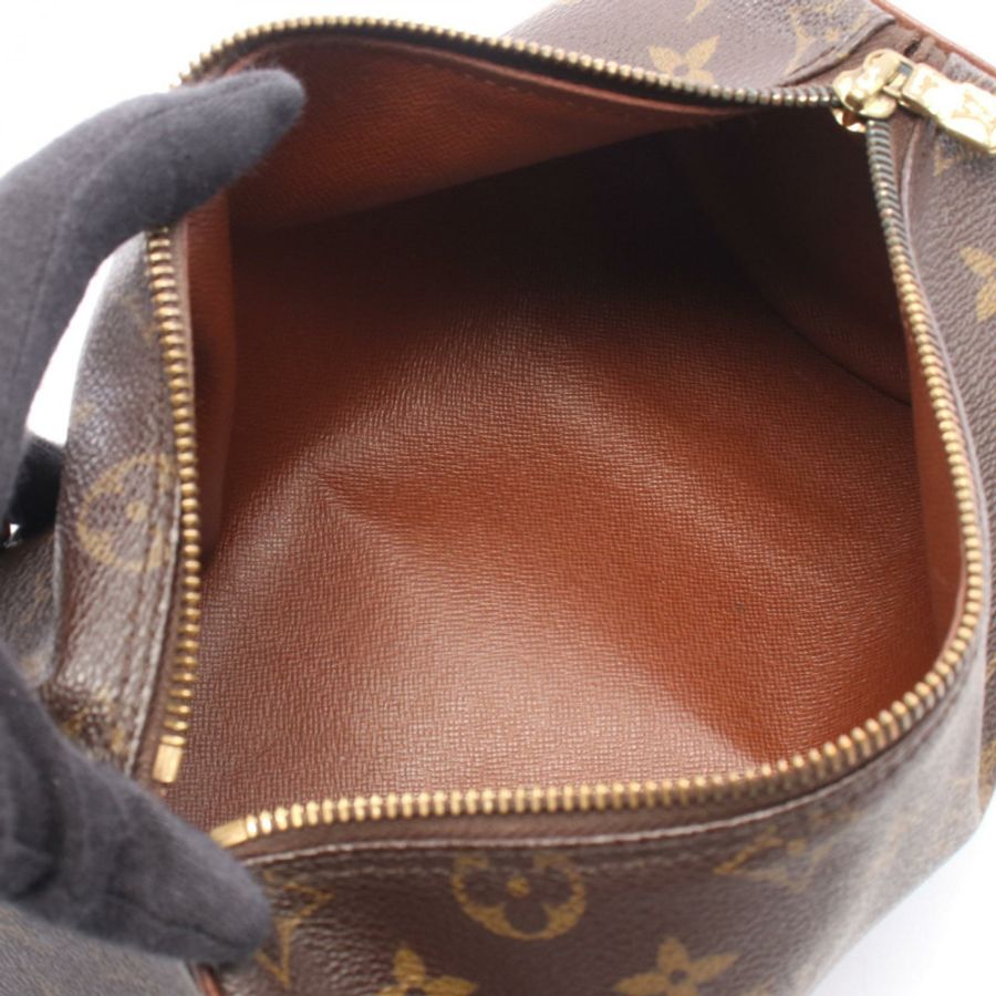 路易威登 Papillon 26 Monogram 舊手提包 M51366 PVC塗層帆布皮革棕色二手女士-2