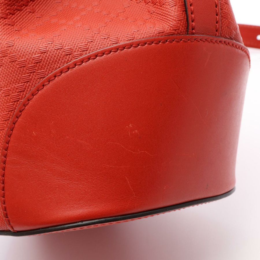 GUCCI Bright Diamante 斜背單肩包 354229 皮革 棕色 二手 女士-6