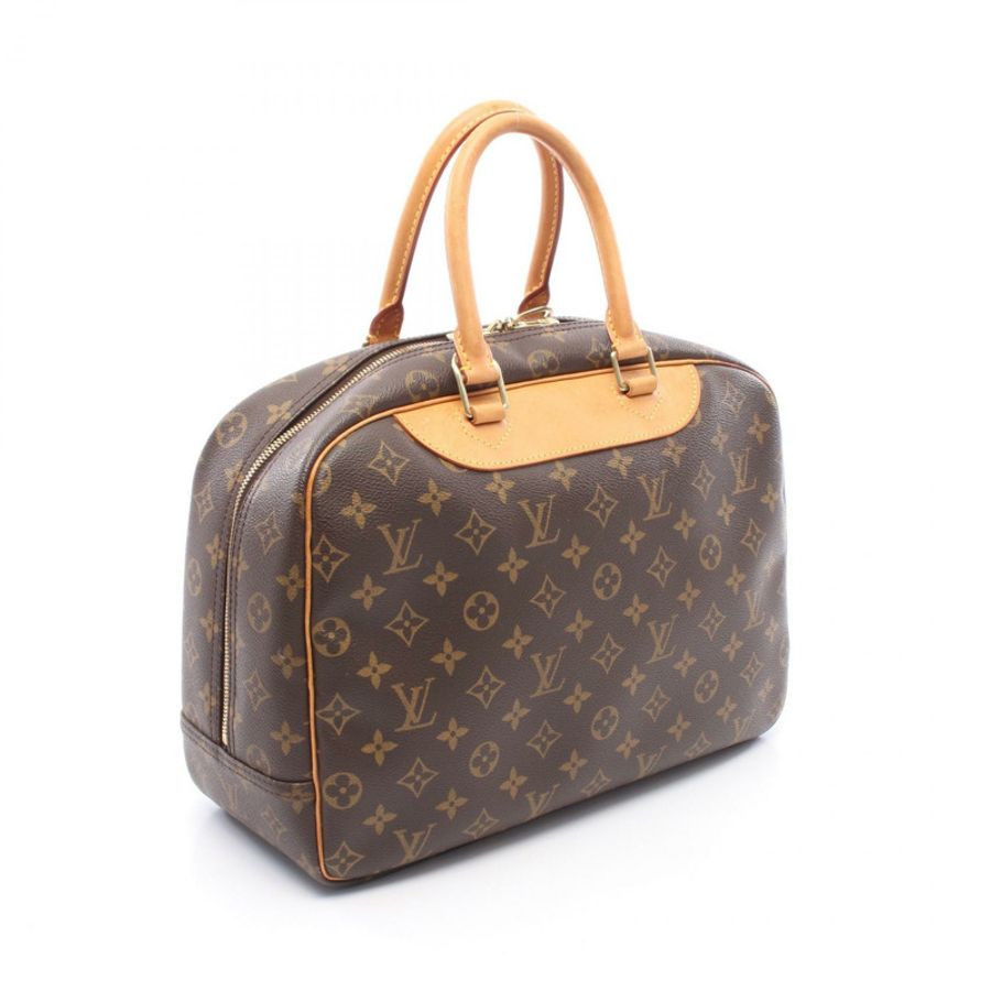 路易威登 Deauville Bowling Vanity 手提包 M47270 Monogram 棕色皮革-1