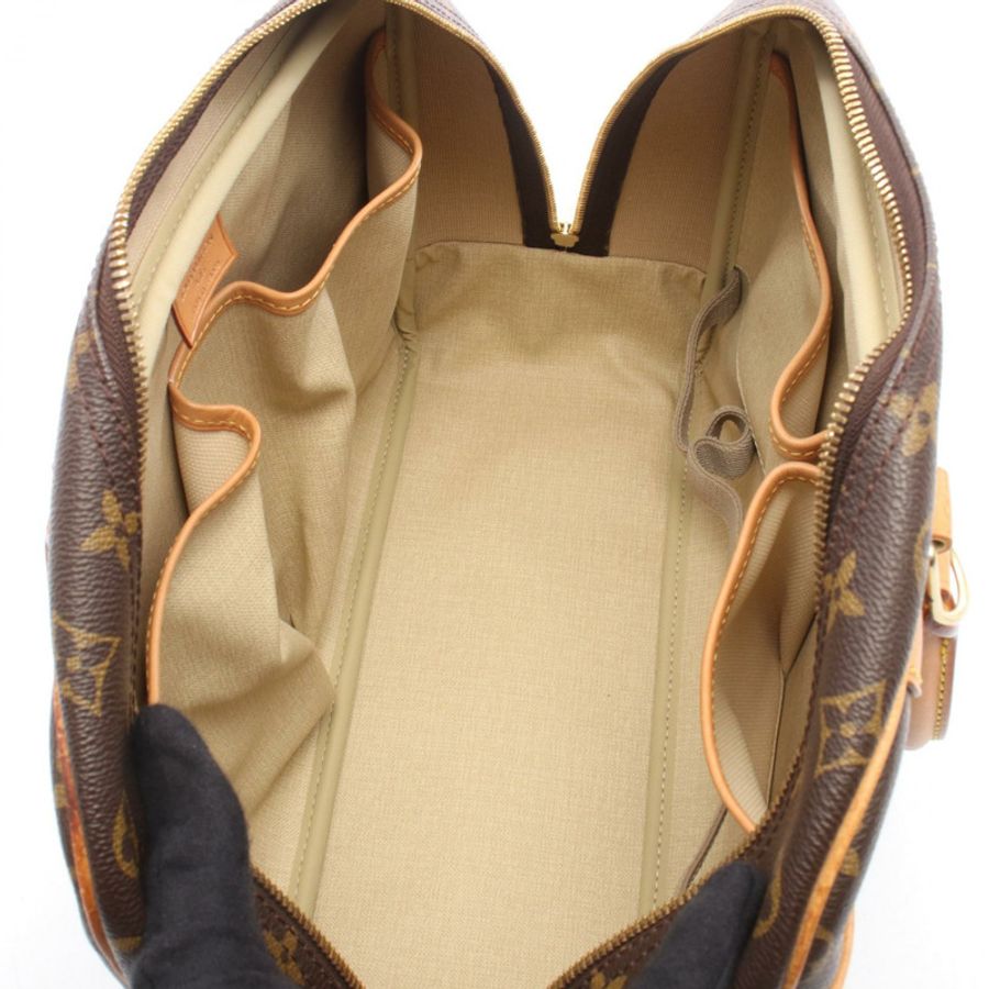 路易威登 Deauville Bowling Vanity 手提包 M47270 Monogram 棕色皮革-2