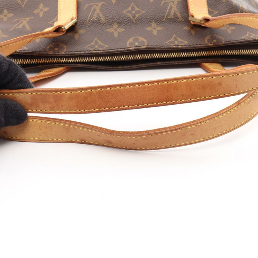 路易威登 Cabas 鋼琴肩背包 M51148 Monogram 皮革棕色二手女士-7