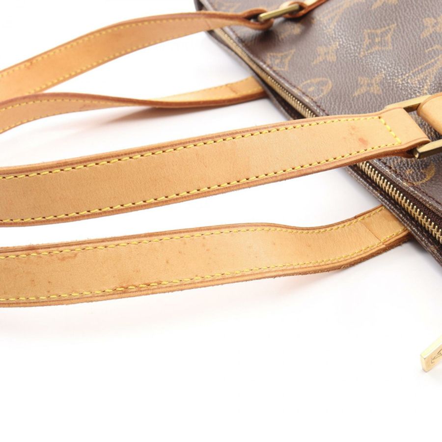 路易威登 Cabas 鋼琴肩背包 M51148 Monogram 皮革棕色二手女士-8