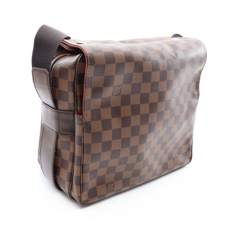 路易威登 Naviglio 單肩斜背包 N45255 Damier 皮革 Ebene 二手-1