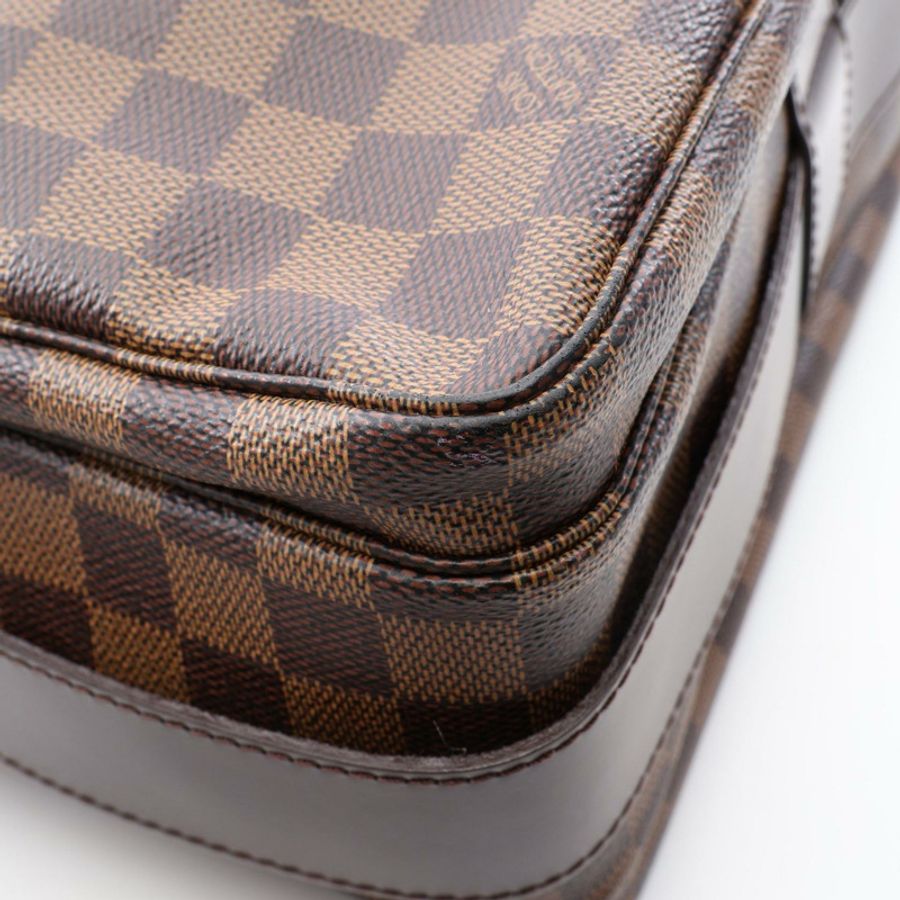 路易威登 Naviglio 單肩斜背包 N45255 Damier 皮革 Ebene 二手-8