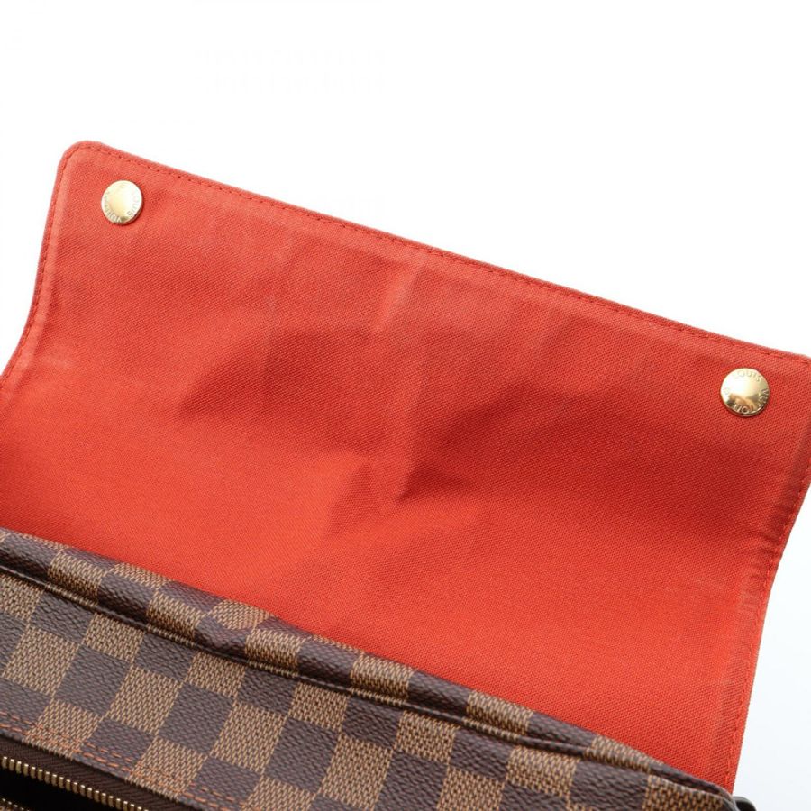 路易威登 Naviglio 單肩斜背包 N45255 Damier 皮革 Ebene 二手-12
