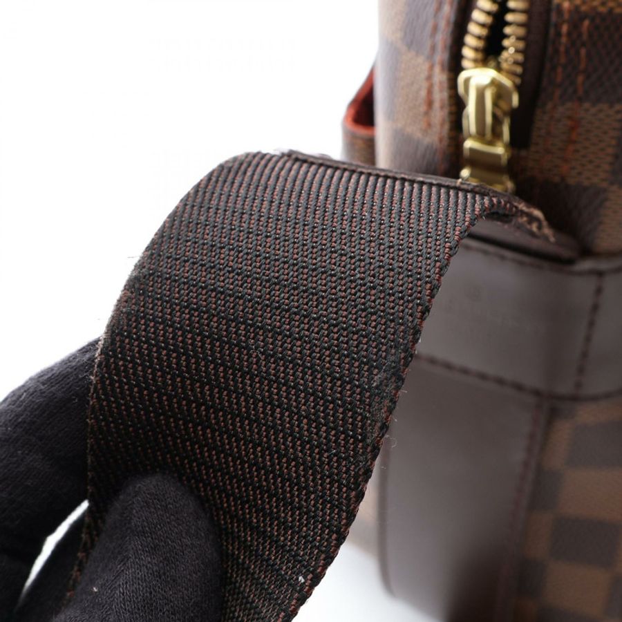 路易威登 Naviglio 單肩斜背包 N45255 Damier 皮革 Ebene 二手-13