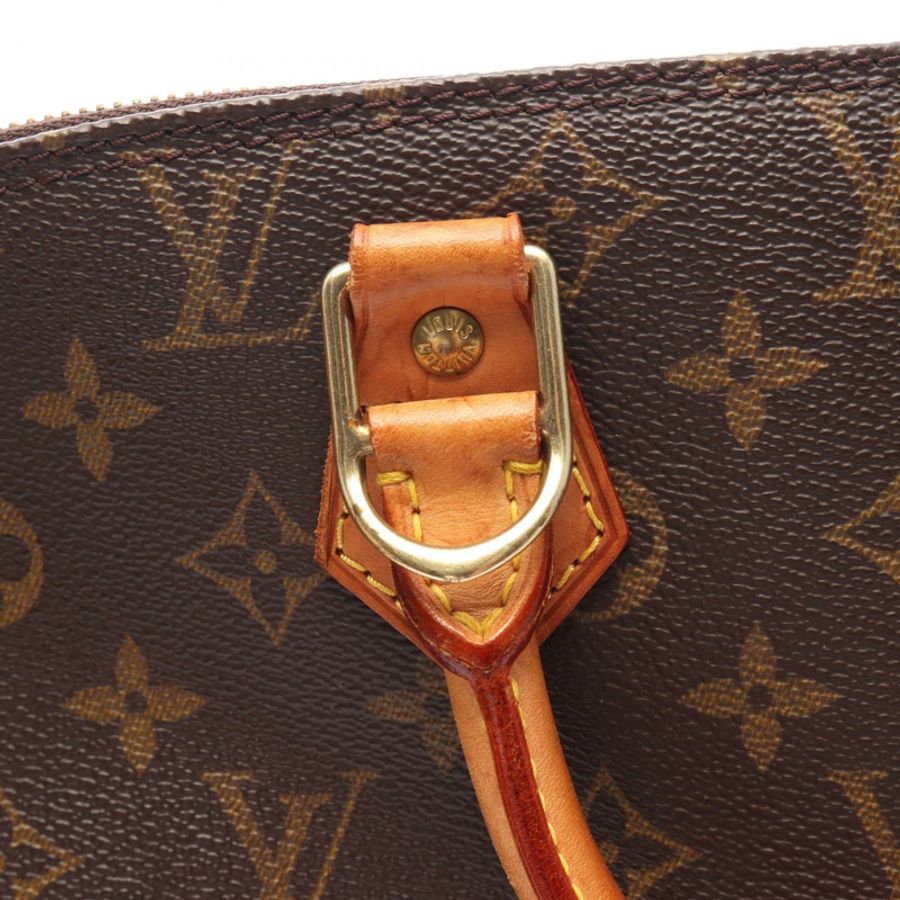 路易威登 Alma PM Monogram 手提包 M51130 PVC塗層帆布皮革棕色二手女士-6