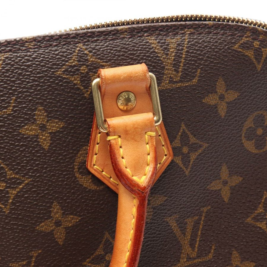路易威登 Alma PM Monogram 手提包 M51130 PVC塗層帆布皮革棕色二手女士-7