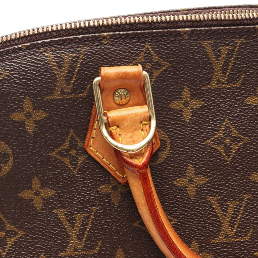路易威登 Alma PM Monogram 手提包 M51130 PVC塗層帆布皮革棕色二手女士-8