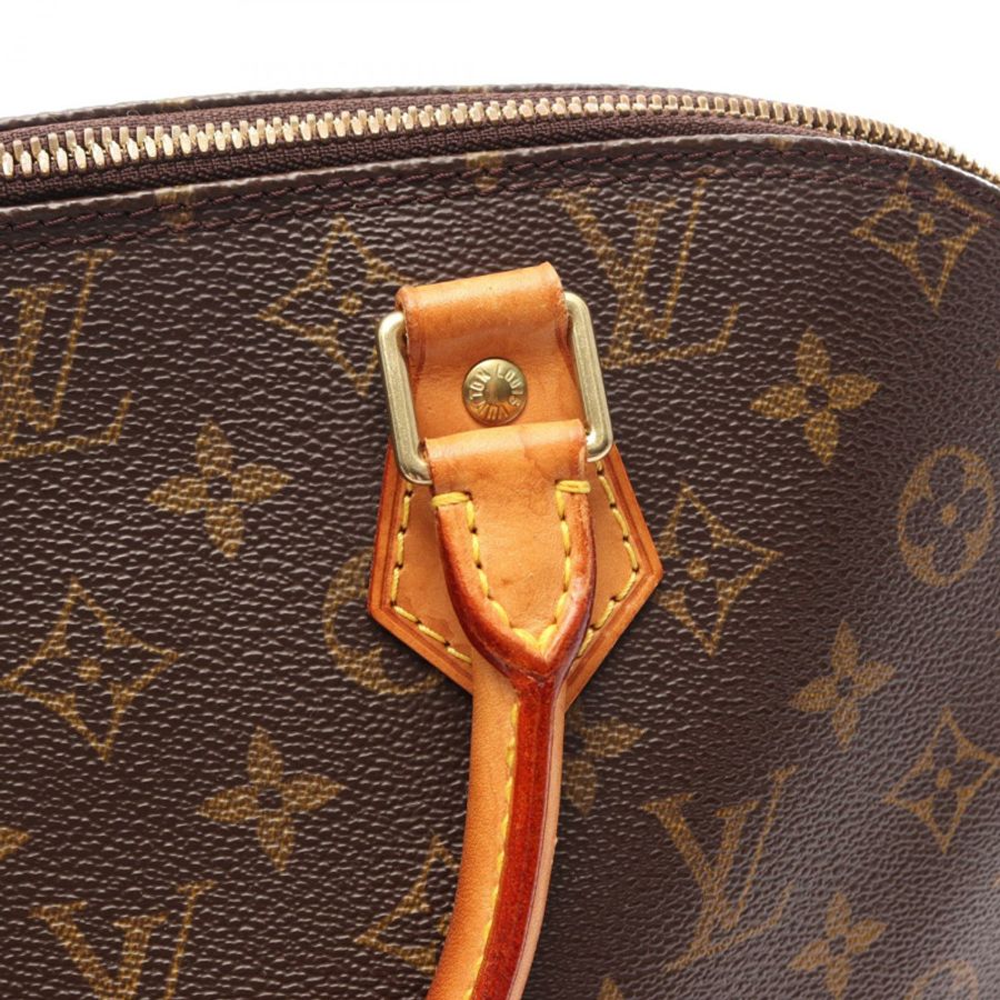 路易威登 Alma PM Monogram 手提包 M51130 PVC塗層帆布皮革棕色二手女士-9