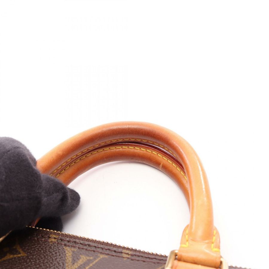 路易威登 Alma PM Monogram 手提包 M51130 PVC塗層帆布皮革棕色二手女士-11