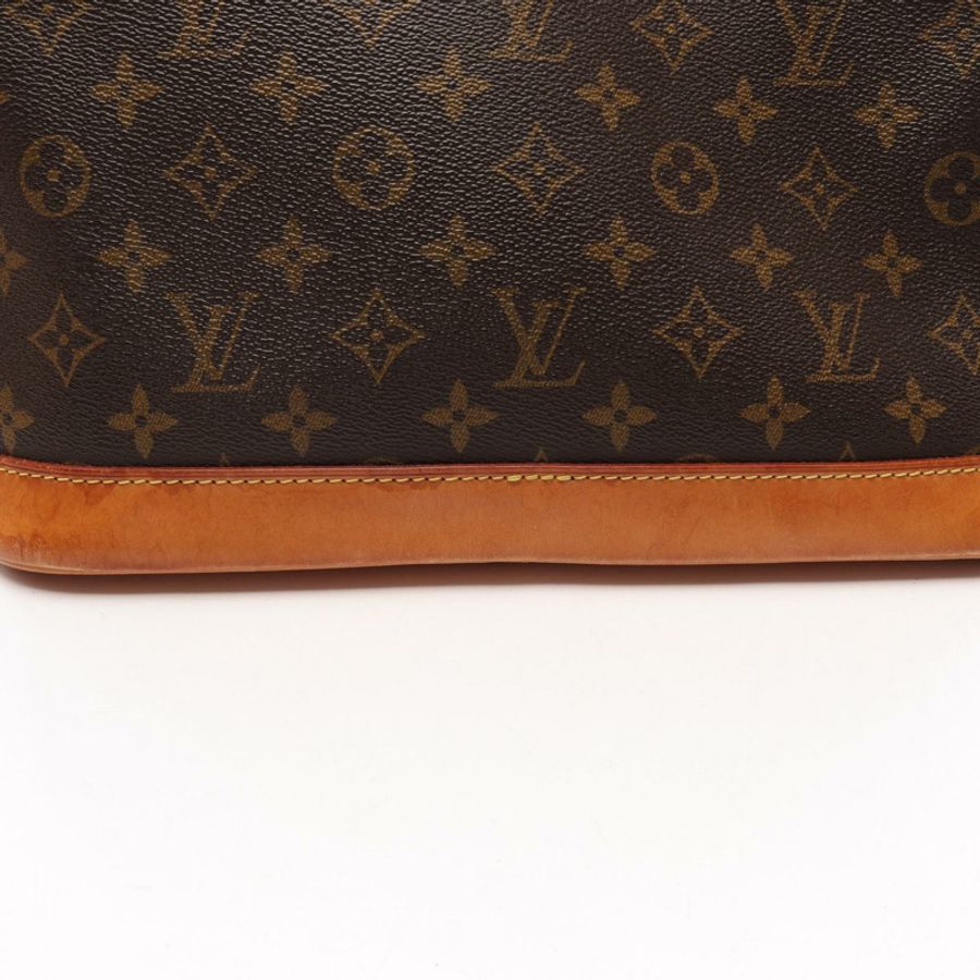 路易威登 Alma PM Monogram 手提包 M51130 PVC塗層帆布皮革棕色二手女士-18