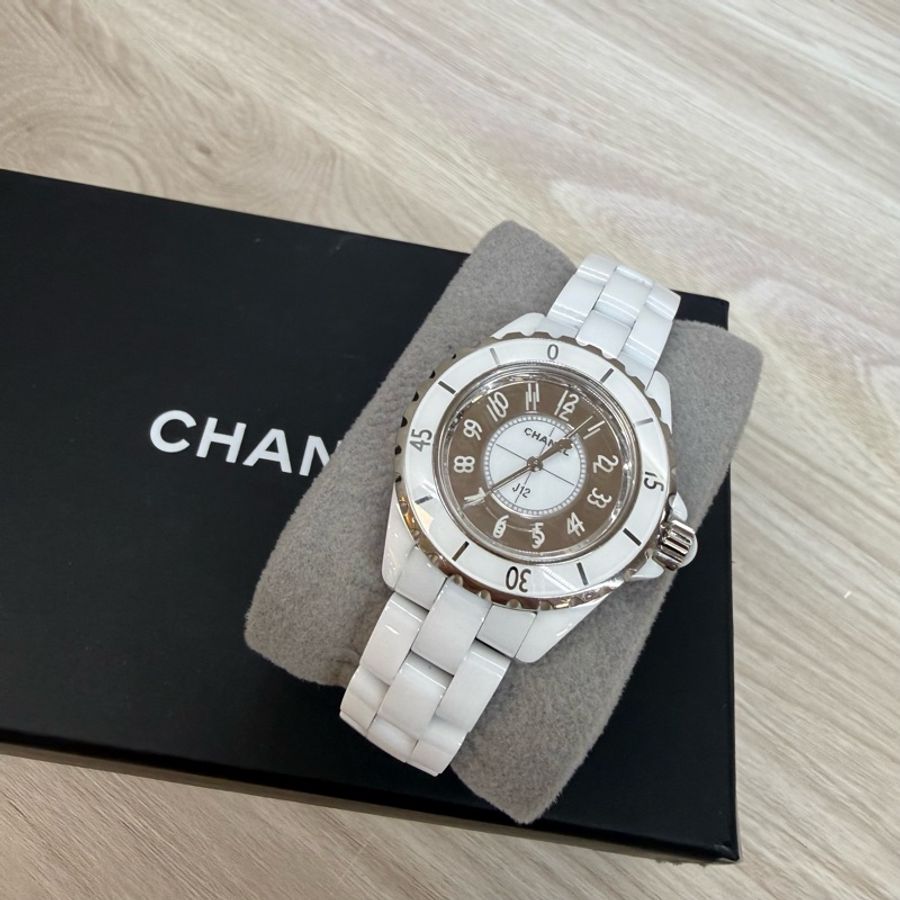 Chanel 白銀雙層數字J12 33MM-0