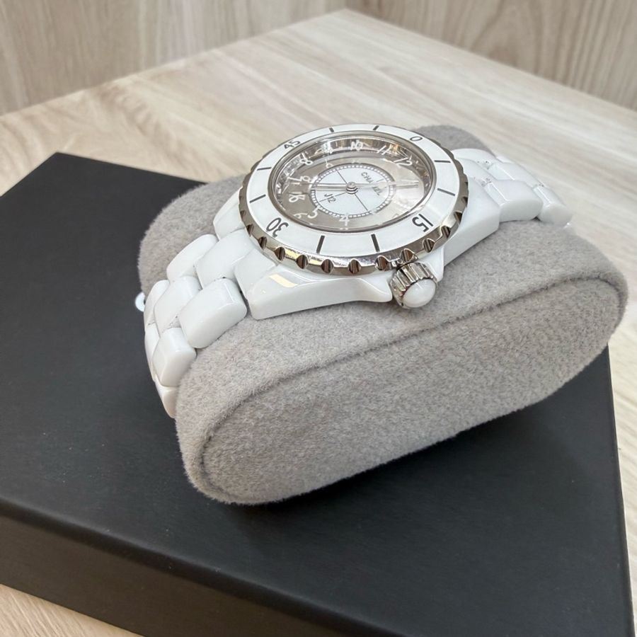 Chanel 白銀雙層數字J12 33MM-2