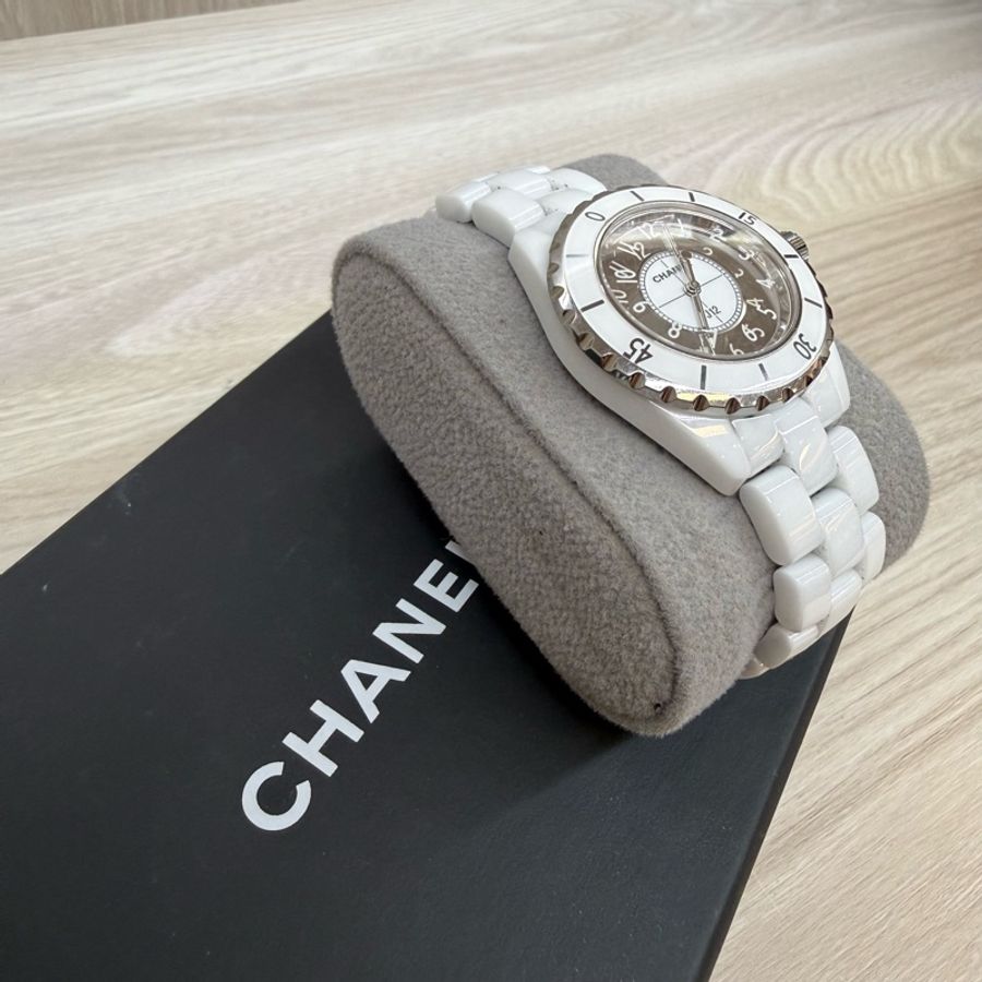 Chanel 白銀雙層數字J12 33MM-3