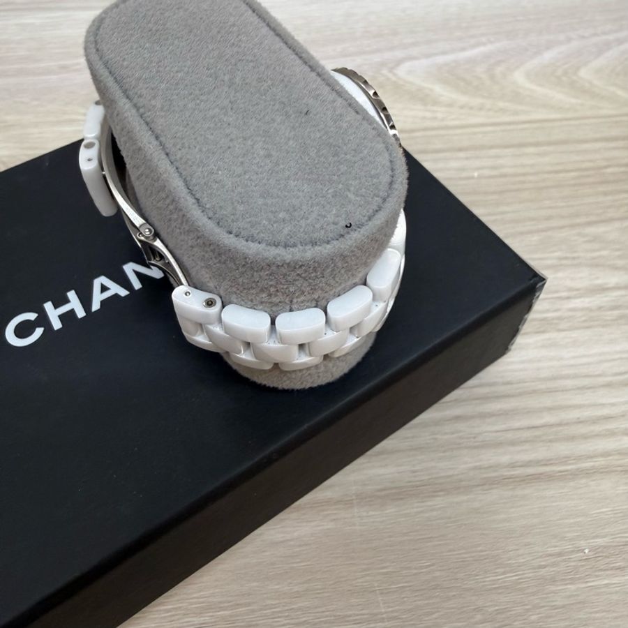 Chanel 白銀雙層數字J12 33MM-4