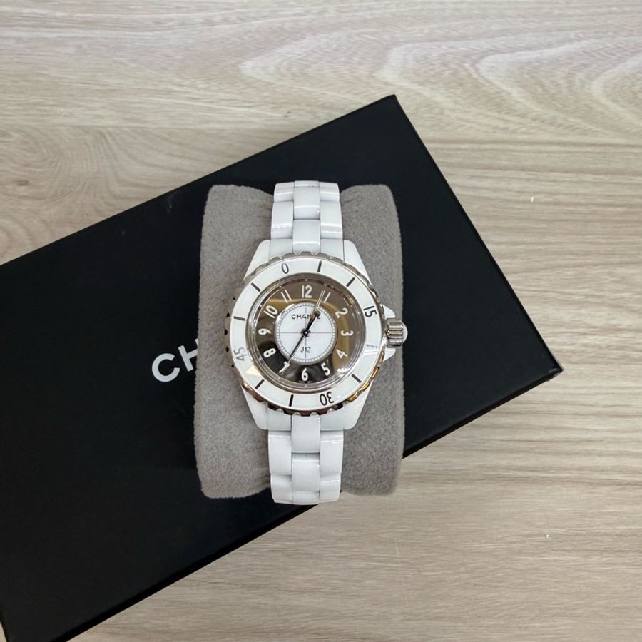Chanel 白銀雙層數字J12 33MM-7