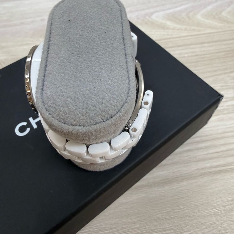 Chanel 白銀雙層數字J12 33MM-12