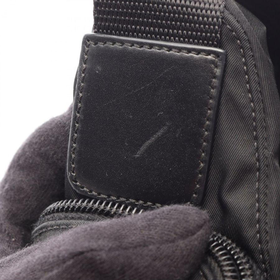 PRADA TESSUTO CALF 肩斜背包 BT0501 尼龍皮革 黑色 二手 女士-5