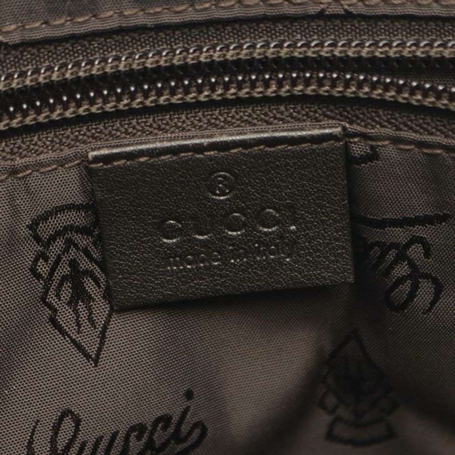 GUCCI Guccisima 肩挎斜背包 201446 棕色皮革 二手 男女通用-3