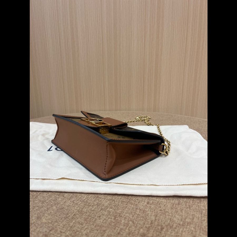 LV路易威登達芙妮woc 鏈條斜挎包-7