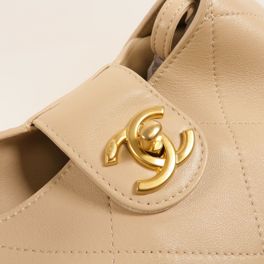 CHANEL 羊皮皮革25P Hobo Bag肩背袋-6