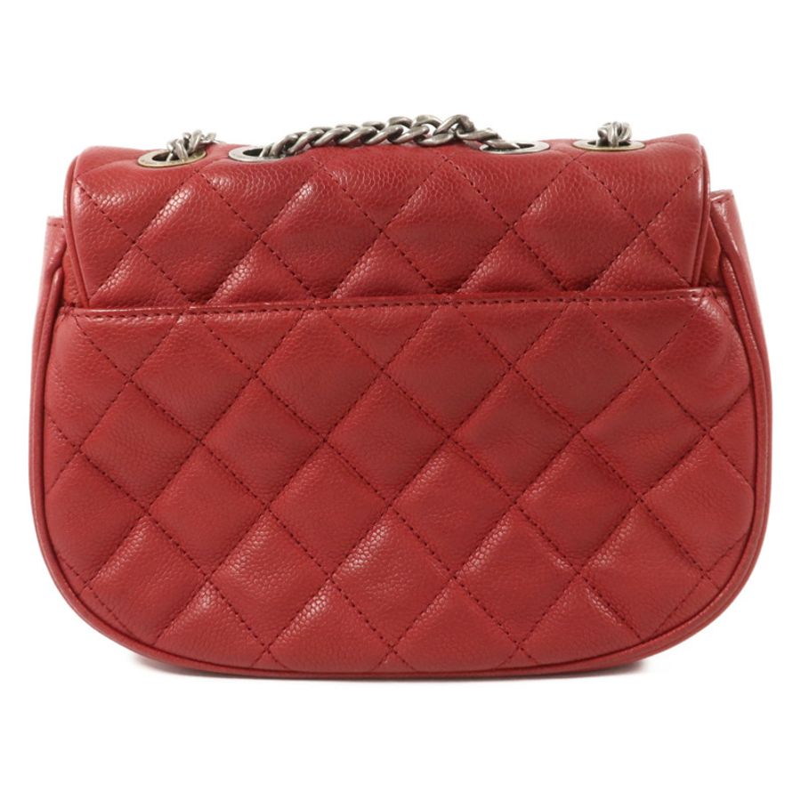 CHANEL 牛皮皮革Chain Shoulder鏈帶肩背袋-1