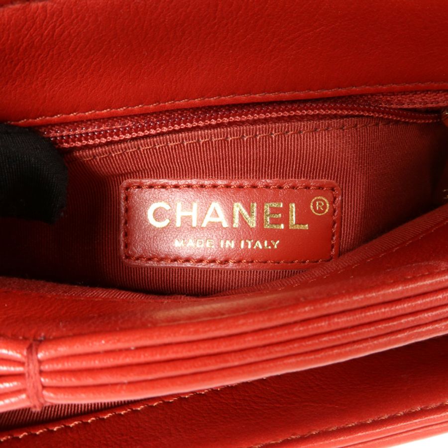 CHANEL 牛皮皮革Double Pocket Top Handle手挽肩背兩用袋-5