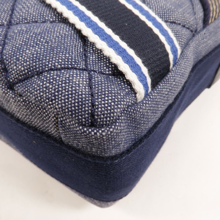 CHANEL Demin Airlines Buckle Messenger手挽肩背兩用袋-13