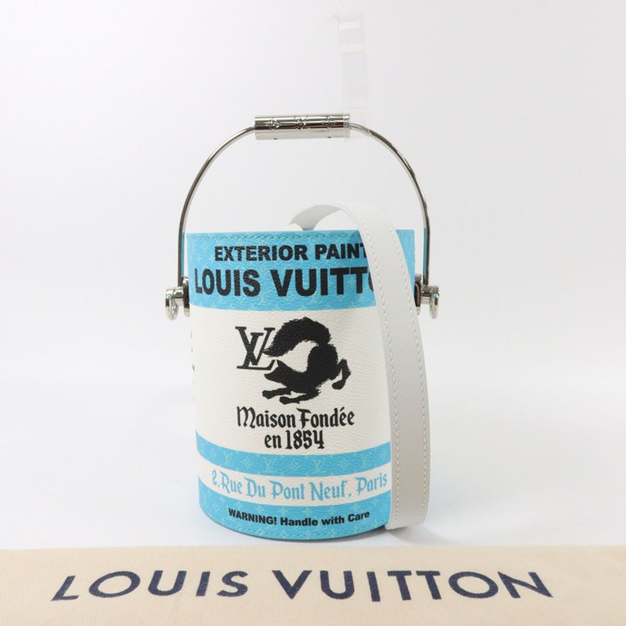 LOUIS VUITTON Monogram/牛皮皮革Paint Can手挽肩背兩用袋-8