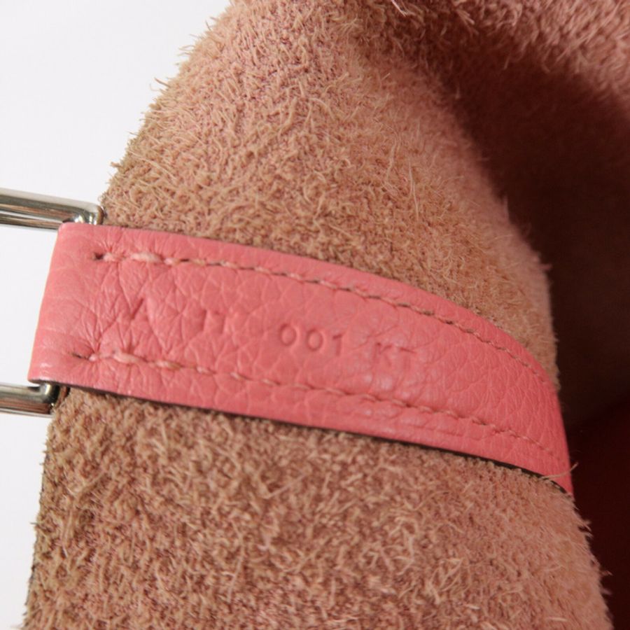 HERMES Clemence皮革Picotin PM手挽袋Rose Azalee-6