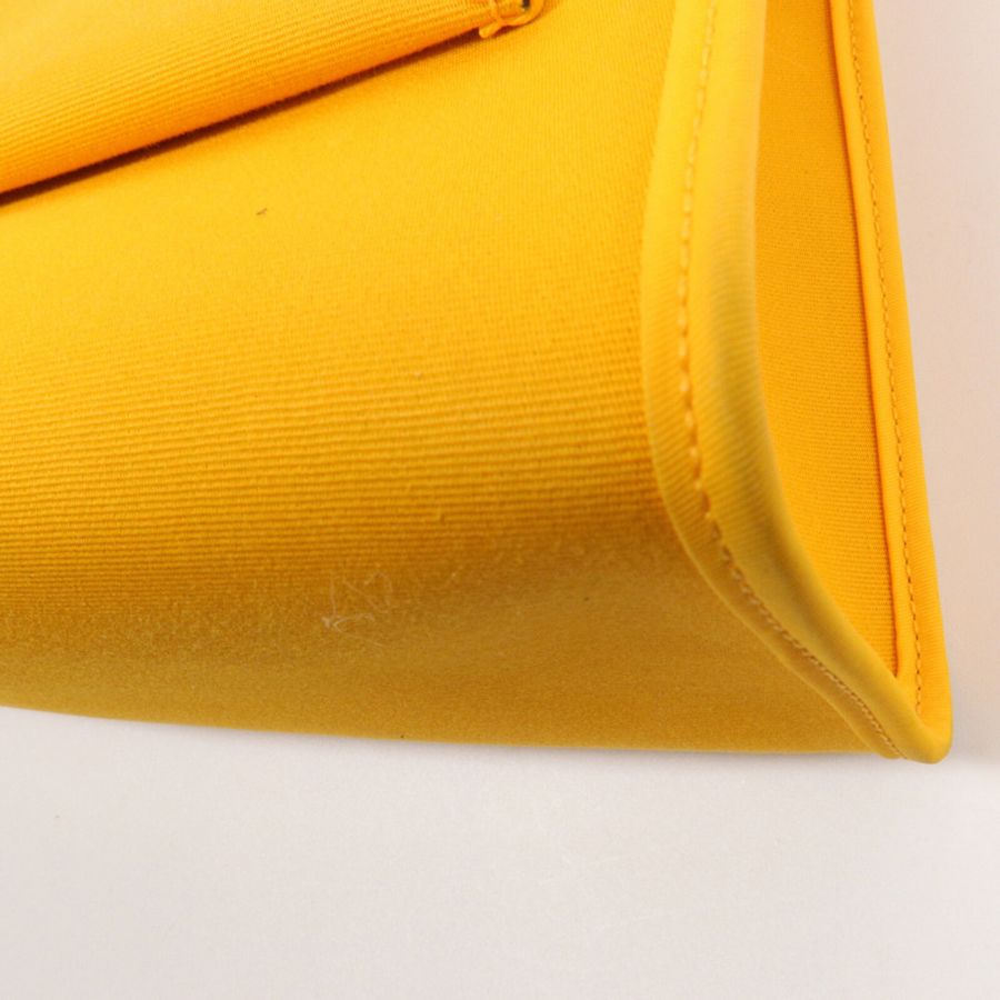 HERMES 帆布Herbag PM手挽肩背兩用袋Jaune D'Or-12