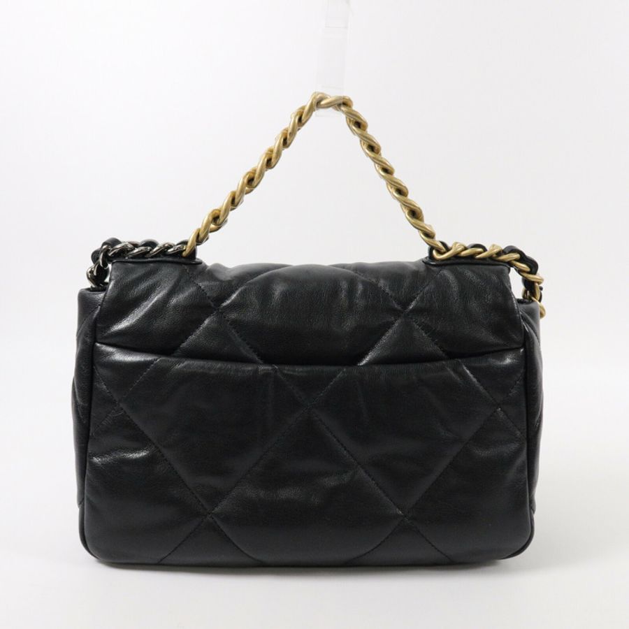 CHANEL 羊皮皮革C19 Small手挽肩背兩用袋-1