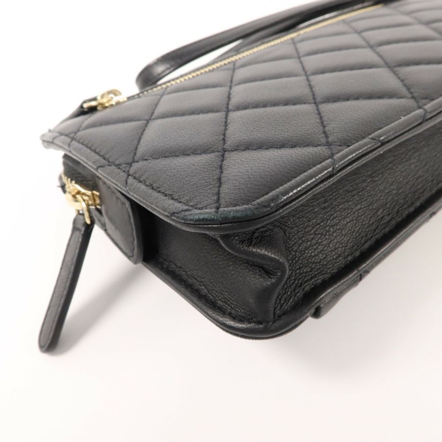 CHANEL 羊皮皮革Pouch Bag手拿包-15