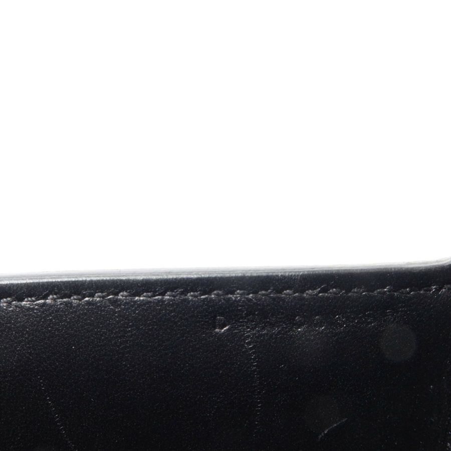 HERMES Tadelakt皮革Cinhetic Bag手挽肩背兩用袋Noir-7