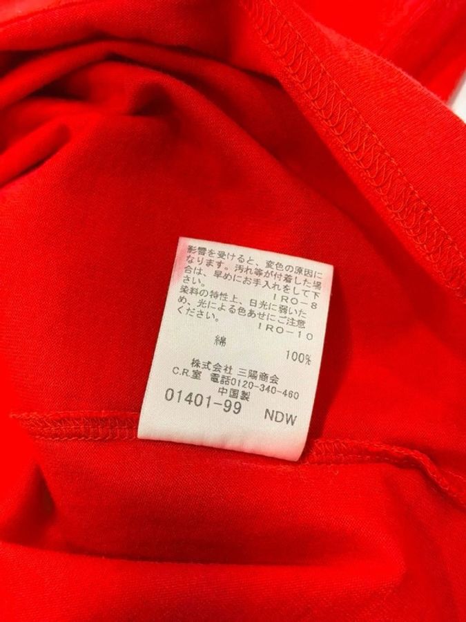 BURBERRY 黑標 口袋戰馬圓領上衣 紅色-9