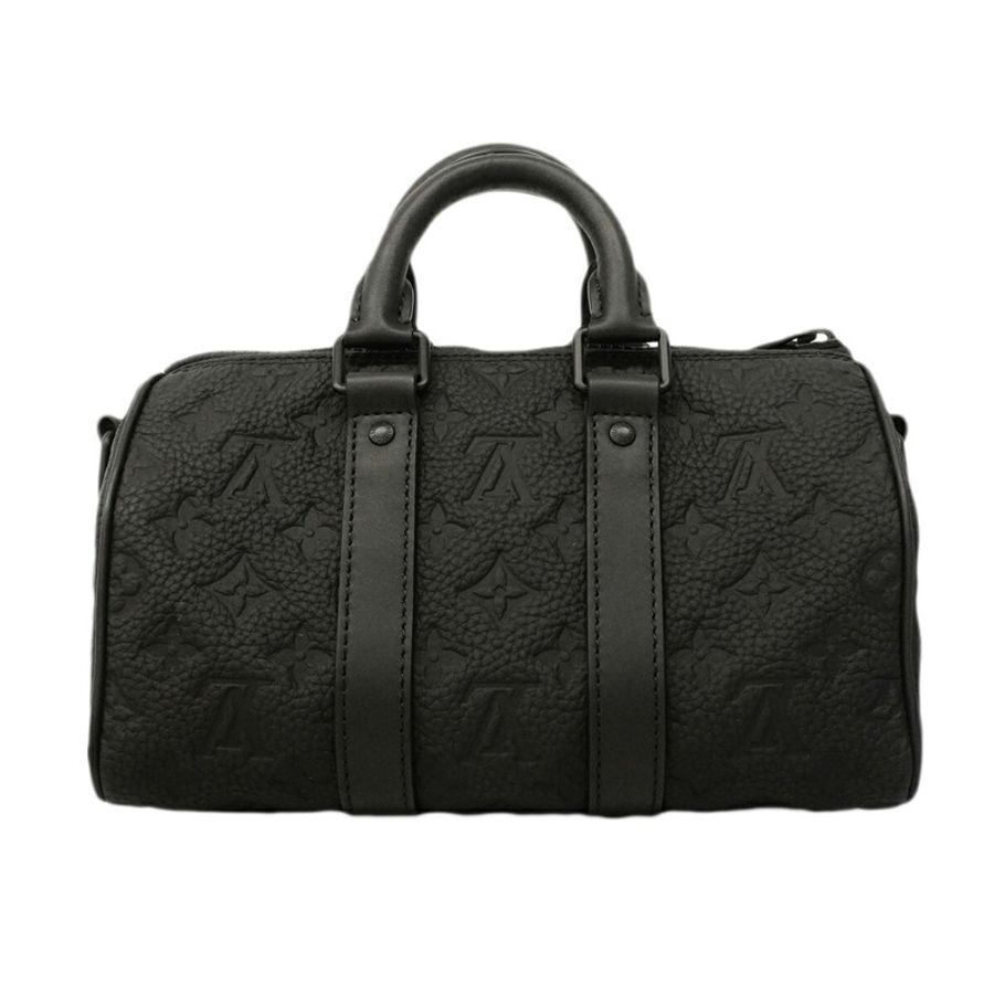 路易威登 Keepall Bandoulière 25 Monogram Taurillon 手提包,M20900,黑色,男士兩用包-10