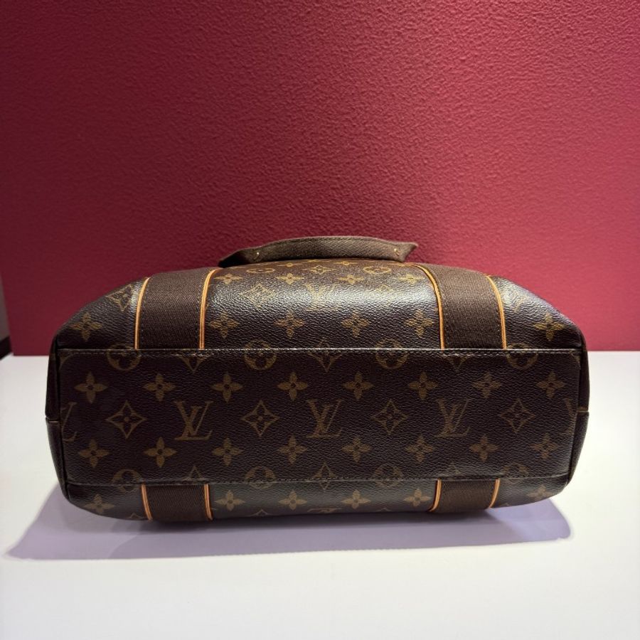 路易威登/Louis Vuitton Cabas系列 經典老花豎版琴譜 單肩托特包 手提包-4