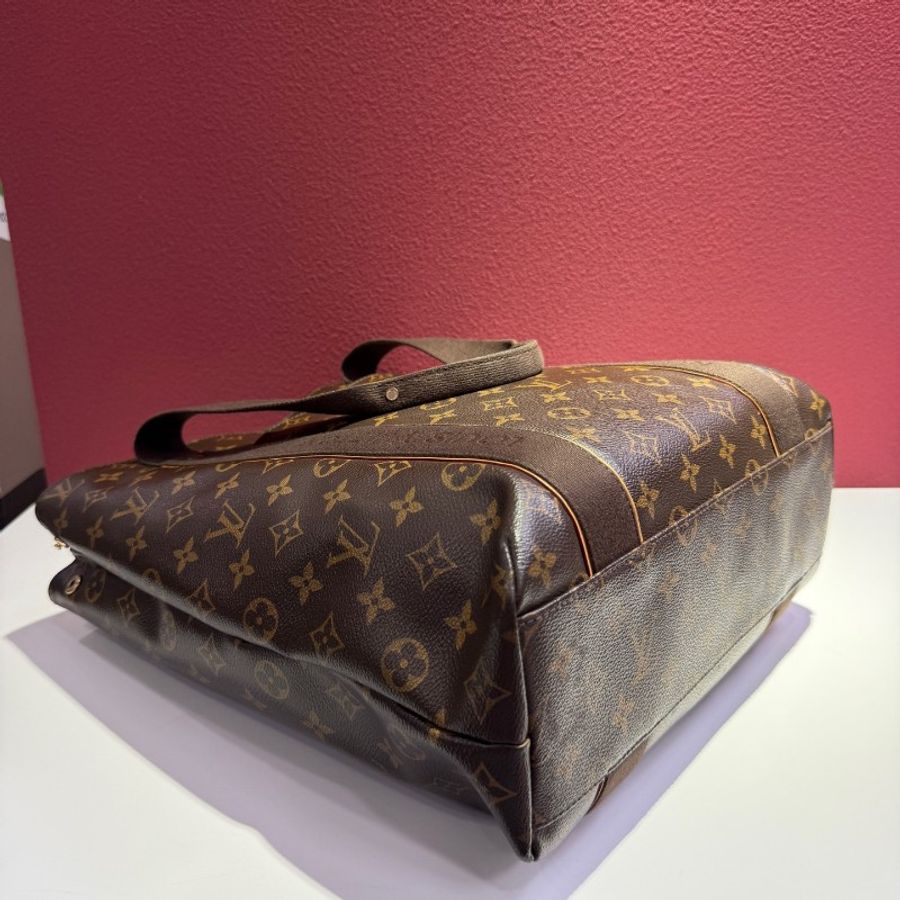 路易威登/Louis Vuitton Cabas系列 經典老花豎版琴譜 單肩托特包 手提包-5