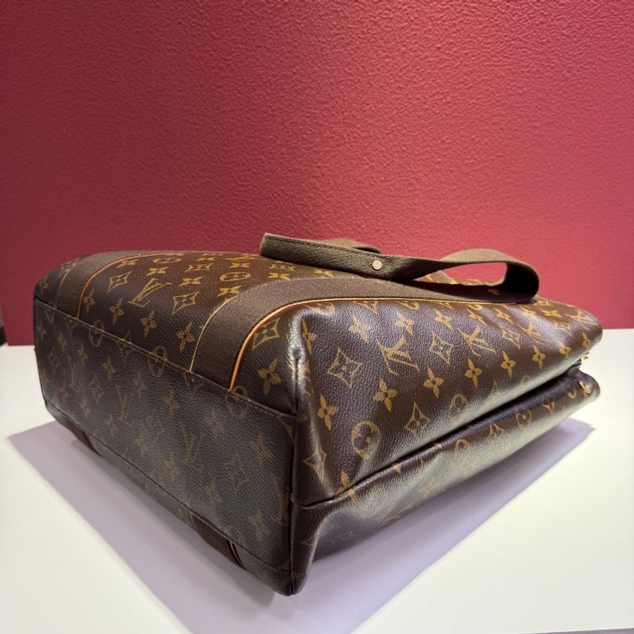 路易威登/Louis Vuitton Cabas系列 經典老花豎版琴譜 單肩托特包 手提包-6