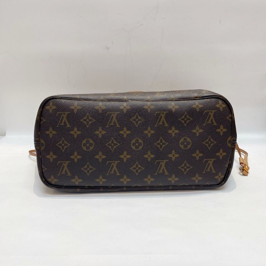 LV路易威登Neverfull老花中号米色内里托特包购物袋31×28×16-4