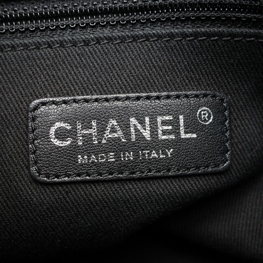 CHANEL 香奈兒 Deauville 肩背包 灰色 帆布 銀釦 A93183 A93183-3