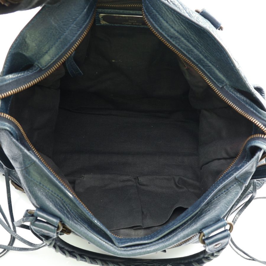 BALENCIAGA 巴黎世家 兩用包 藍色 山羊皮 115748 115748-2