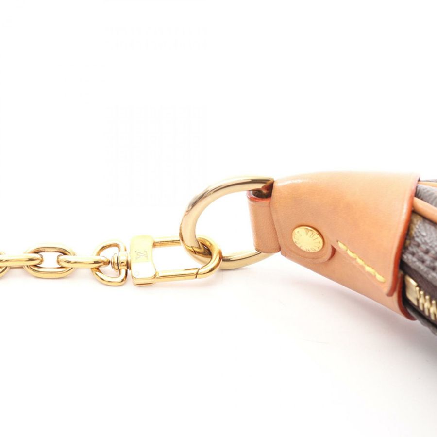 路易威登 Loop Chain 單肩背包 M81098 Monogram 帆布皮革棕色二手-6