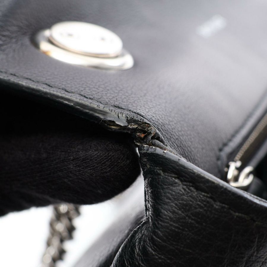 BALENCIAGA Everyday 鏈條皮夾單肩斜背包 537387 皮革 BK 二手-5