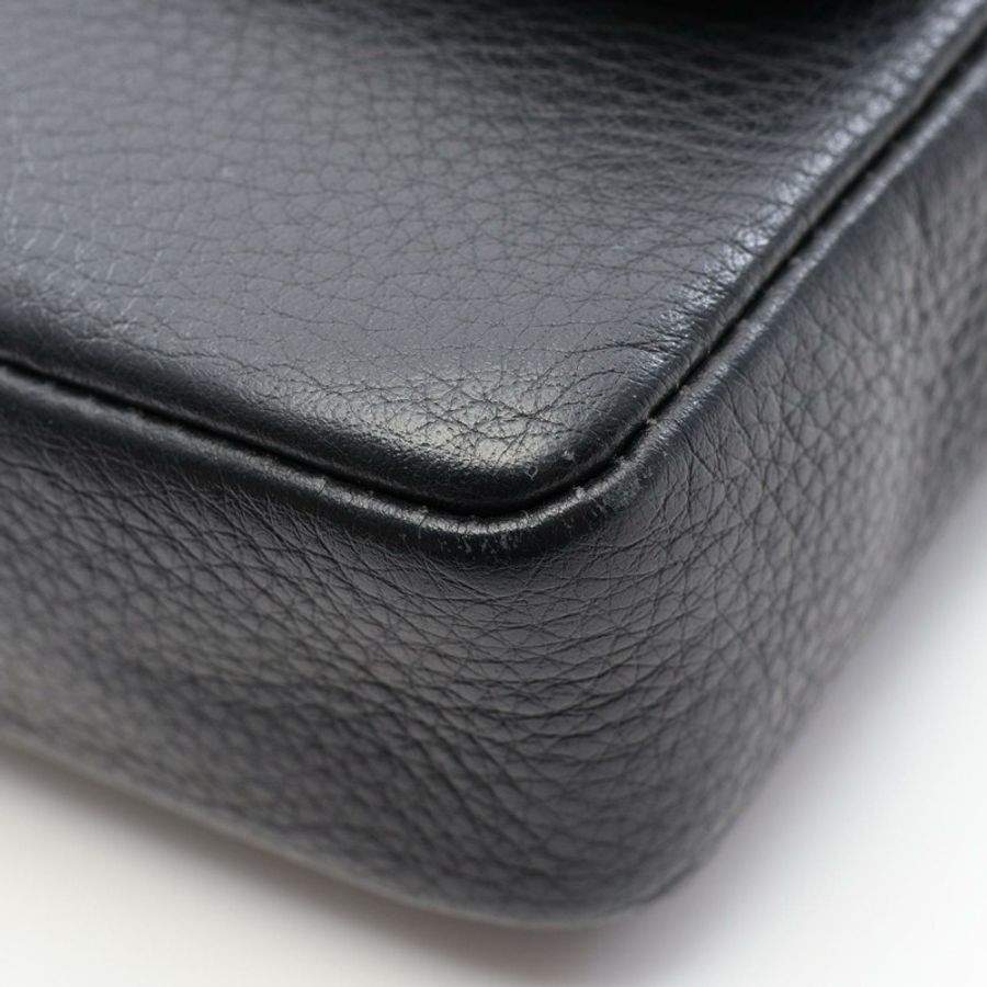 BALENCIAGA Everyday 鏈條皮夾單肩斜背包 537387 皮革 BK 二手-10