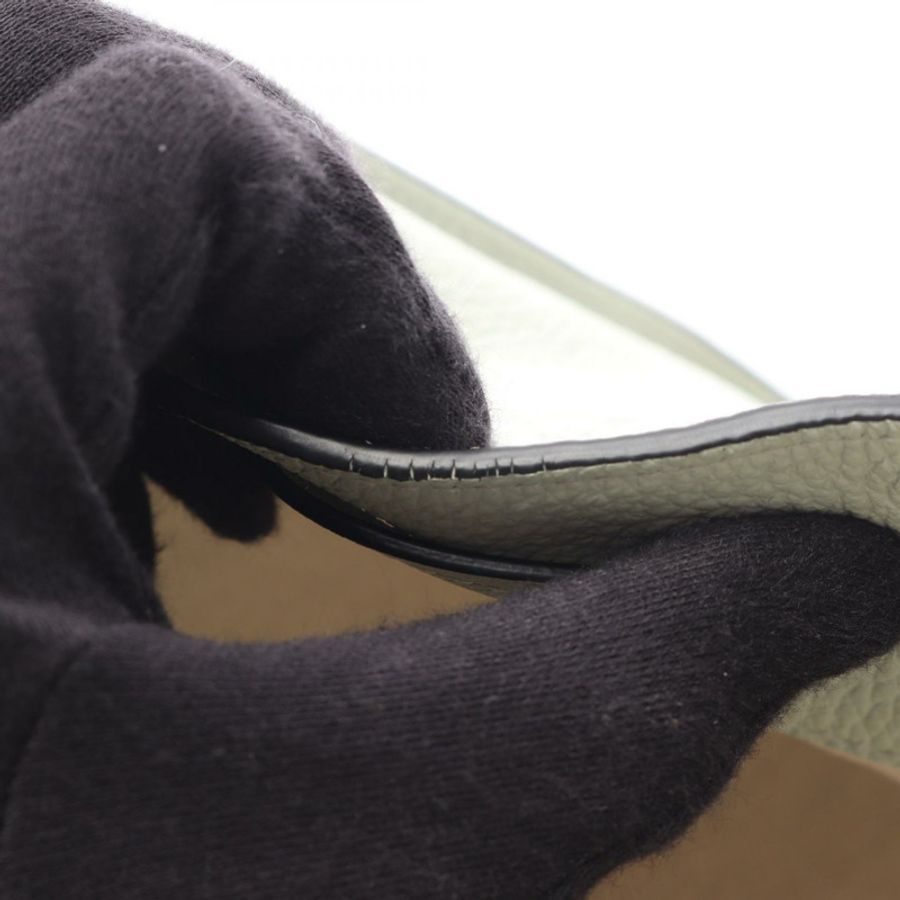LOEWE Hammock抽繩迷你斜背單肩手提包,皮革材質,綠色,二手-6