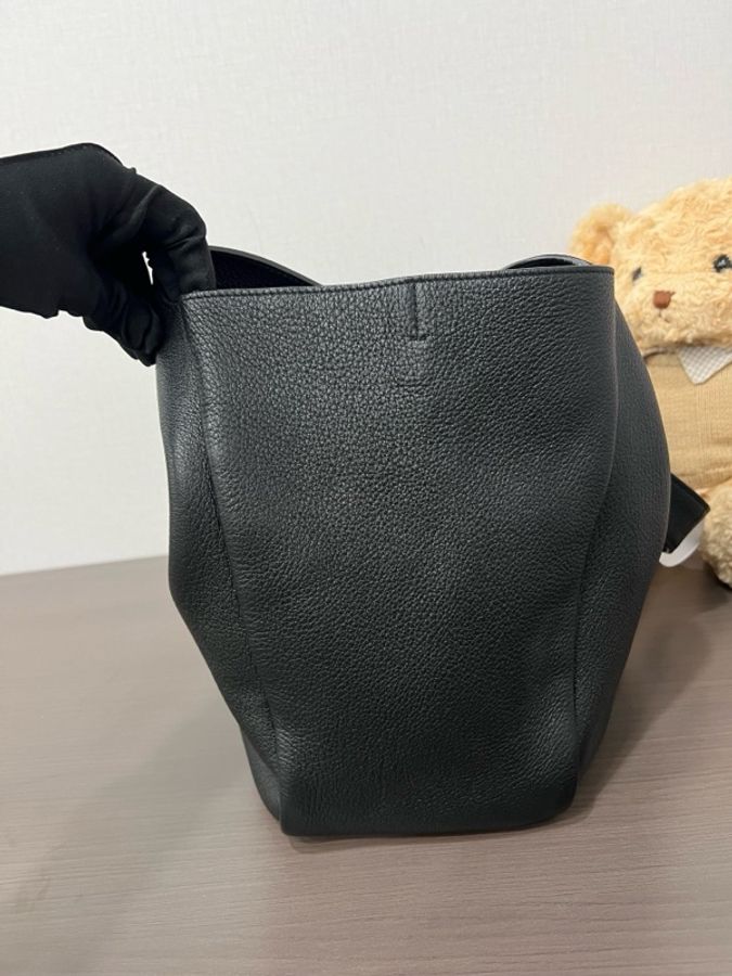 YSL 聖羅蘭 黑金BEA鹿皮托特-2