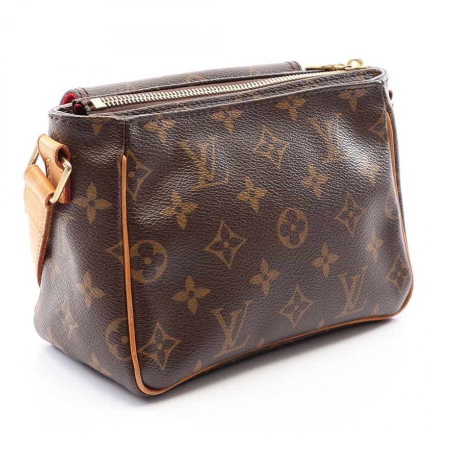 路易威登 Vivacite 肩挎斜背包 M51165 Monogram 棕色二手-1